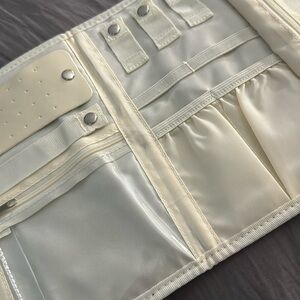 Findcozy Soft Travel Jewelry Foldover Clutch